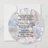 2写真ホームの新しい変更のアドレス移ユニーク動 案内状 (裏面)