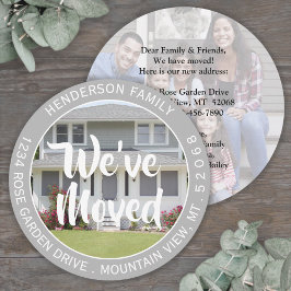 2写真ホームの新しい変更のアドレス移ユニーク動 案内状