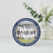 2写真ホームの新しい変更のアドレス移ユニーク動 案内状 (スタンド正面)