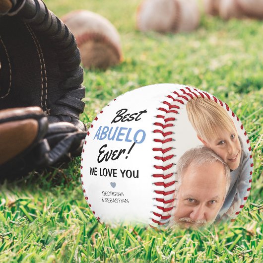 2写真モダンコラージュ最高のAbuelo Ever野球 野球ボール