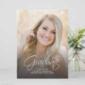 2写真モダン卒業2022年卒業パーティー 招待状 (スタンド正面)