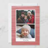 2写真モダン抽象芸術(白縁ど赤) シーズンカード (正面)