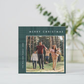 2写真レトロクリスマスプレッドグリーティング シーズンカード (スタンド正面)