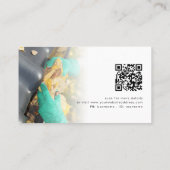 2写真ロゴQRコード屋根と樋のクリーニング 名刺 (裏面)