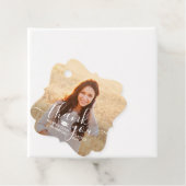 2写真卒業ありがとう白い台本ファンシー フェイバータグ (インサイチュ)