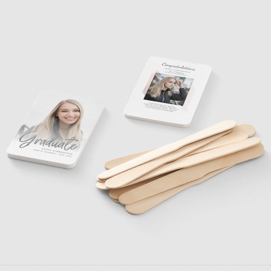 2写真卒業スクリプトGrad 2025 ハンドファン (組立なし)