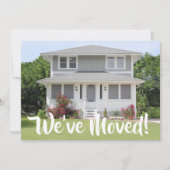 2写真引っ越しました新しい住所の変更 案内状 (正面)