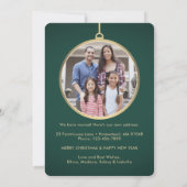 2写真新しいホームアドレス緑と金ゴールド移動 シーズンカード (裏面)