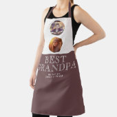 2写真最高のおじいちゃん父の日の記念に エプロン (インサイチュ)