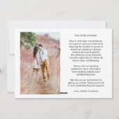 2写真減らの新結婚年の計画の変更 シーズンカード (裏面)