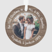 2写真第1回クリスマスウッド素朴フェイクさん オーナメント (裏面)