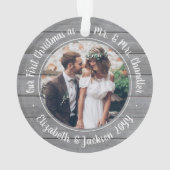 2写真第1回クリスマスグレイフェイクウッド オーナメント (裏面)