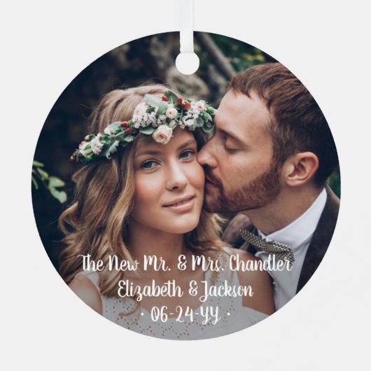 2写真第1回クリスマスマーブルエレガントフェイク夫人 メタルオーナメント (裏面)