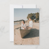 2写真結婚のサンキューカード サンキューカード (裏面)