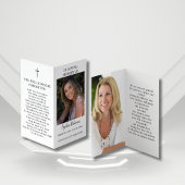 2写真葬儀記念フォルダー祈りの言葉カード