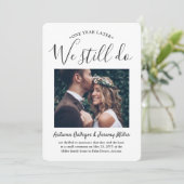 2写真1周年記念パーティーWe Still 結婚's 招待状 (スタンド正面)