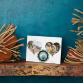 2写真19th 結婚's Anniversary Acquamarine フォトプラーク (側面)