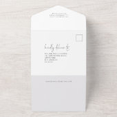 2写真2026カレンダーのクリスマスニュースレター オールインワン招待状 (外側)