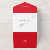 2写真2026 Calender Christmas All in one Card オールインワン招待状 (外側)