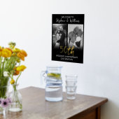 2写真50周年結婚歓迎サイン 箔ポスター (レイダウン (キッチン))