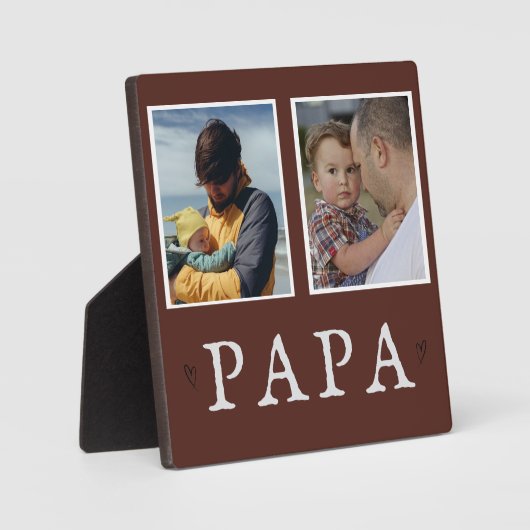 2写素朴真のパーソナライズされたプラーク フォトプラーク (正面)