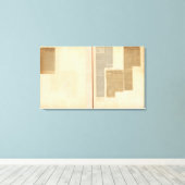 2切り抜き キャンバスプリント (インサイチュ (ウッドフロア))