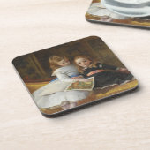 2動揺して人のビクトリアン少女 コースター (左側)