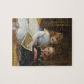 2動揺して人のビクトリアン少女 ジグソーパズル (横)