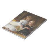 2動揺して人のビクトリアン少女 ノートパッド (回転)