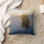 #2北極の小熊 クッション (ブランケット)