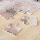 2匹のかわいいプードルのトイプードルの子犬 ジグソーパズル (側面)