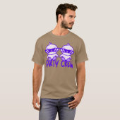 2匹のアヒルのひよこ鳥パーティー動物の仲間たちg tシャツ (正面フル)