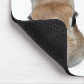 2匹のウサギの顔 マウスパッド (コーナー)