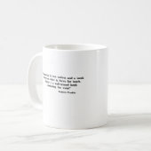 2匹のオオカミおよび子ヒツジ コーヒーマグカップ (正面左)