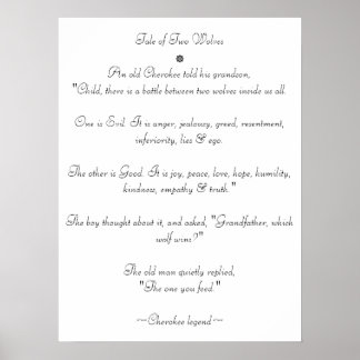 2匹のオオカミの物語 ポスター