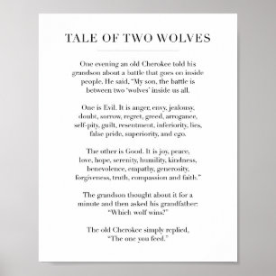 2匹のオオカミの物語 ポスター