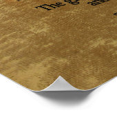 2匹のオオカミ、チェロキー族の諺 ポスター (角)