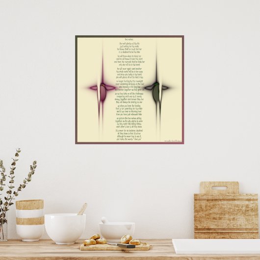 2匹のオオカミ ポスター (キッチン)