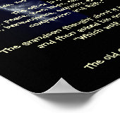 2匹のオオカミ – American先住民メタファー ポスター (角)