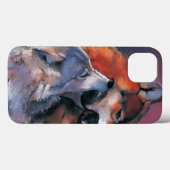 2匹のオオカミ Case-Mate iPhoneケース (裏面 (横))