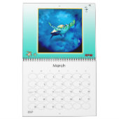 2匹のカメの物語 カレンダー (3月 2027)