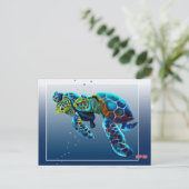 2匹のカメ ポストカード (スタンド正面)