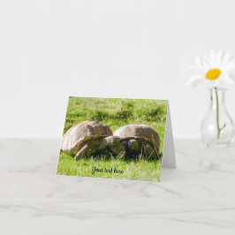 2匹のカメ - 親友！ グリーティングカード