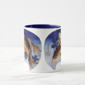 2匹のコイ、Hokusai マグカップ (中央)