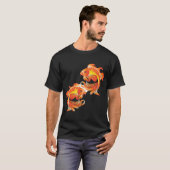 2匹のコイ Tシャツ (正面フル)