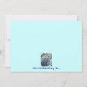 2匹のトンボ、サンキューカード サンキューカード (裏面)