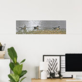 2匹のドレイクと1匹のニワトリ ポスター (ホームオフィス)