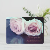 2匹のバラ-私の新婦付添人です 招待状 (スタンド正面)