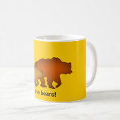 2匹のヒグマのマグ コーヒーマグカップ (正面右)