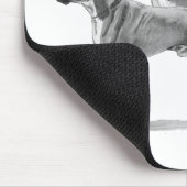 2匹のボクサー犬 マウスパッド (コーナー)